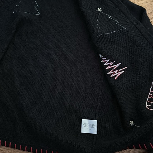 Vintage “ugly” sweater cardigan sweater embellishment’s Christmas trees beads - Picture 4 of 6